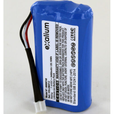 Batterie 7.2V 3.4A/h pour pompe perfusion Fresenius Volumat (179033)